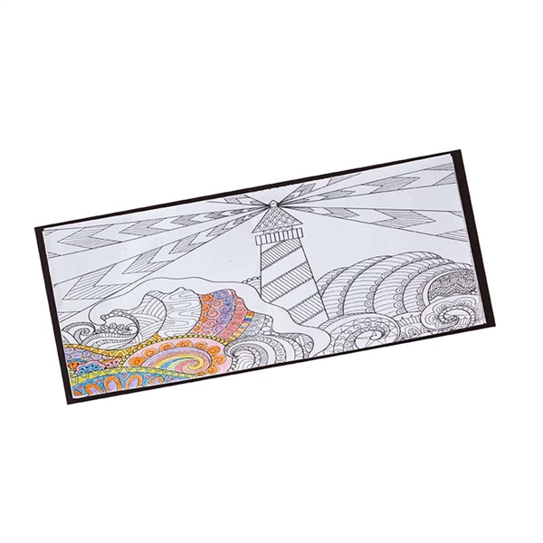 4 1/4" x 3 1/2" 32-page adult coloring book with box... from ASI 63549 Jornik Manufacturing Corp / Jornik