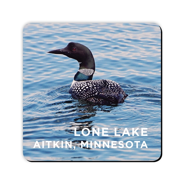 Coaster with a 1/8" rubber backing.... from ASI 59080 Halls & Company