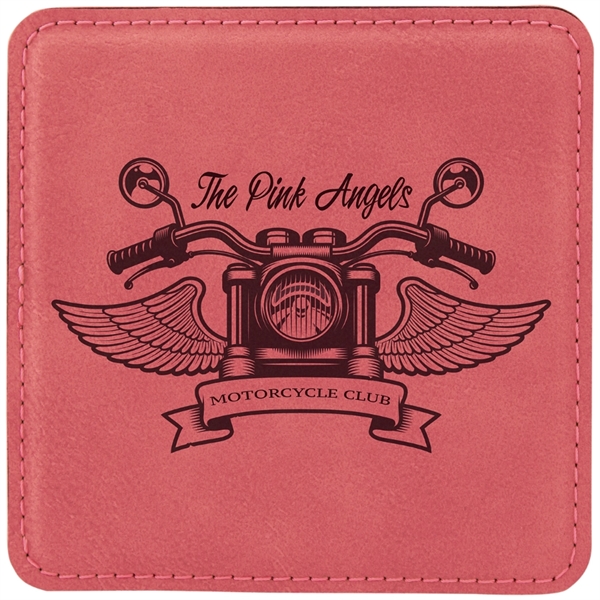 Leather coaster with a suede backing.... from ASI 59080 Halls & Company