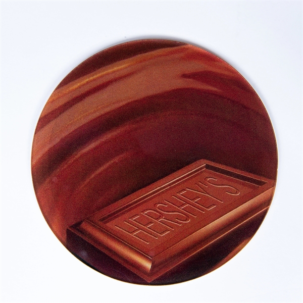 Drink coaster with a cork backing and rounded corners.... from ASI 59080 Halls & Company