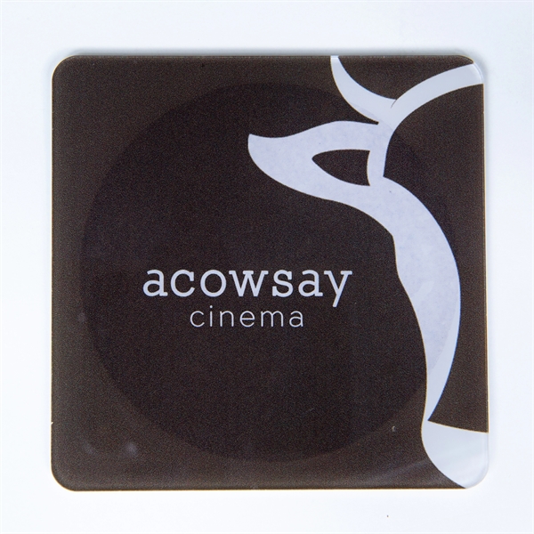 Drink coaster with a cork backing and rounded corners.... from ASI 59080 Halls & Company