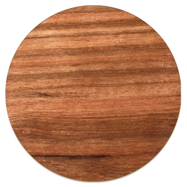 Wooden drink coasters with a natural cork backing.... from ASI 59080 Halls & Company