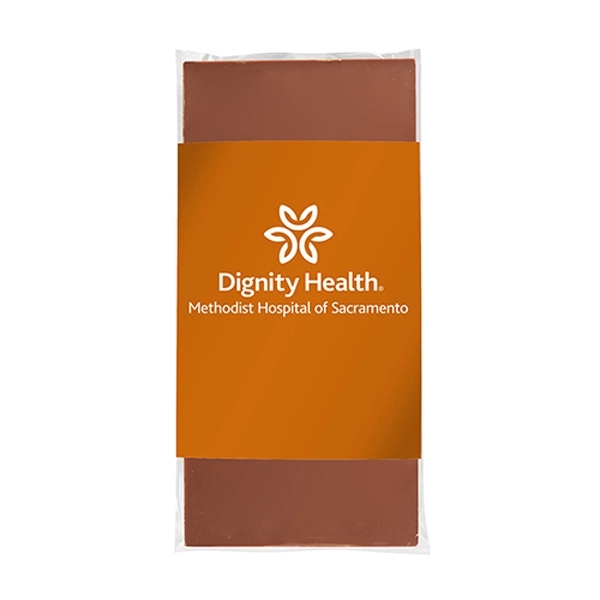 Contemporary Belgian Milk Chocolate Bar - 3.5 oz.Item Size: 0.375"W x... from ASI 71685 Midnite Snax®