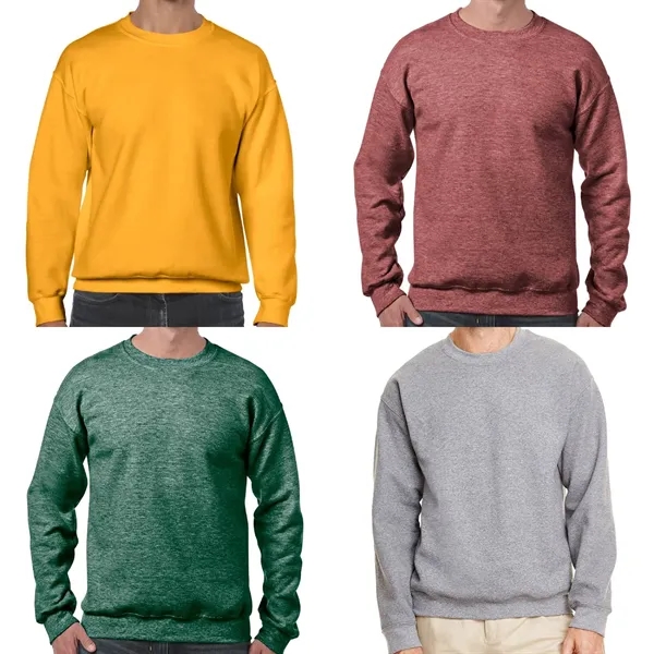 Adult 7.75 oz. cotton blend crewneck sweatshirt plus 1 color silkscreen... from ASI 37218 Athena Promo (tm)