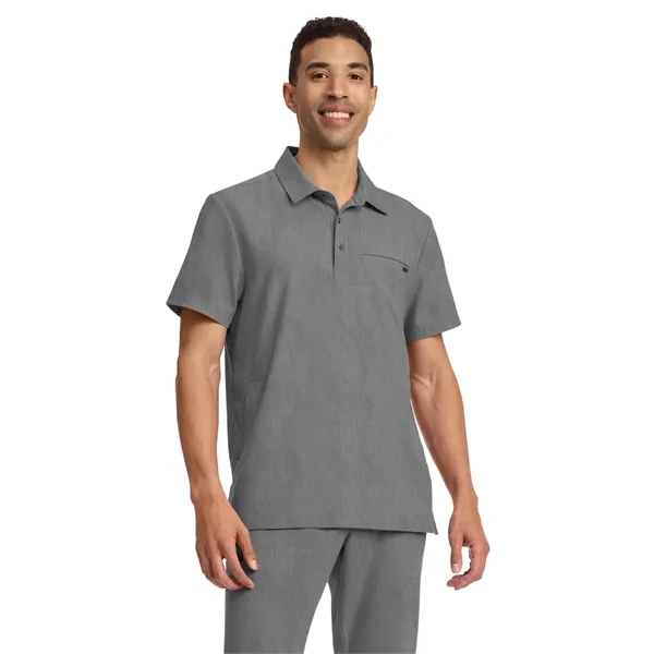 Healing Hands - HH Quest - Men's 3-Pocket Polo Collar Top... from ASI 86018 Scrub Authority
