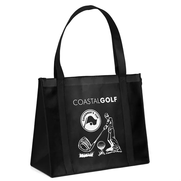 Non-Woven Polypropylene Tote with popular look of canvas boat bags.... from ASI 37940 Bag Makers Inc