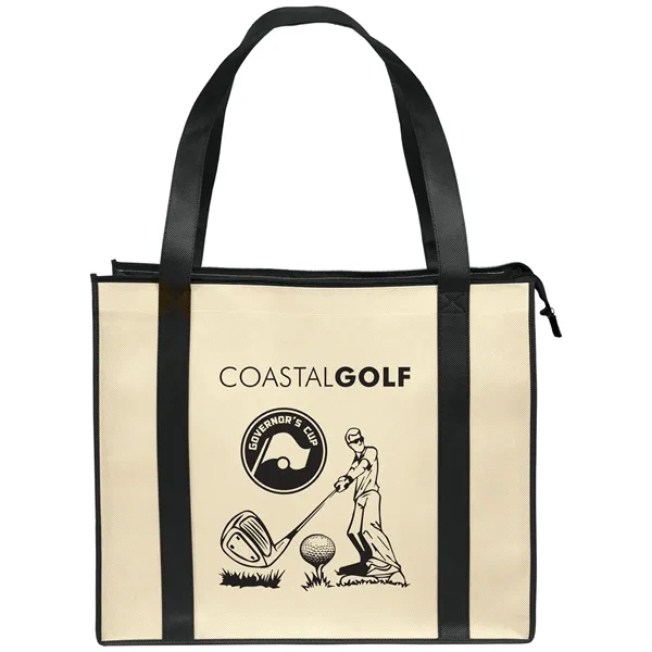 Non-Woven Polypropylene Tote with popular look of canvas boat bags.... from ASI 37940 Bag Makers Inc