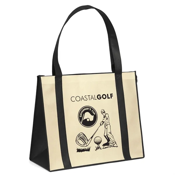 Non-Woven Polypropylene Tote with popular look of canvas boat bags.... from ASI 37940 Bag Makers Inc