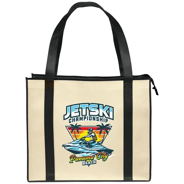 Non-Woven Polypropylene Tote with popular look of canvas boat bags.... from ASI 37940 Bag Makers Inc