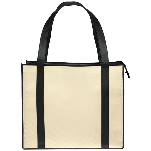 Non-Woven Polypropylene Tote with popular look of canvas boat bags.... from ASI 37940 Bag Makers Inc