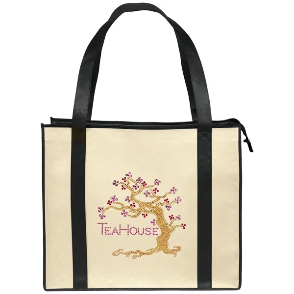 Non-Woven Polypropylene Tote with popular look of canvas boat bags.... from ASI 37940 Bag Makers Inc