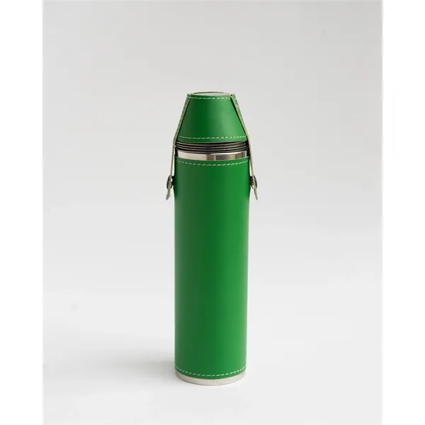 12oz Birdie Bottle Flask with 4 shot glasses in cap-perfect for... from ASI 72657 Active Life Promo / Apres Ski Ingrain