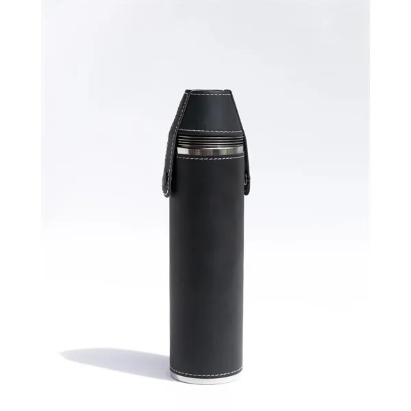 12oz Birdie Bottle Flask with 4 shot glasses in cap-perfect for... from ASI 72657 Active Life Promo / Apres Ski Ingrain