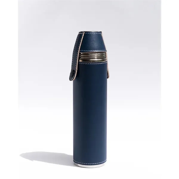 12oz Birdie Bottle Flask with 4 shot glasses in cap-perfect for... from ASI 72657 Active Life Promo / Apres Ski Ingrain
