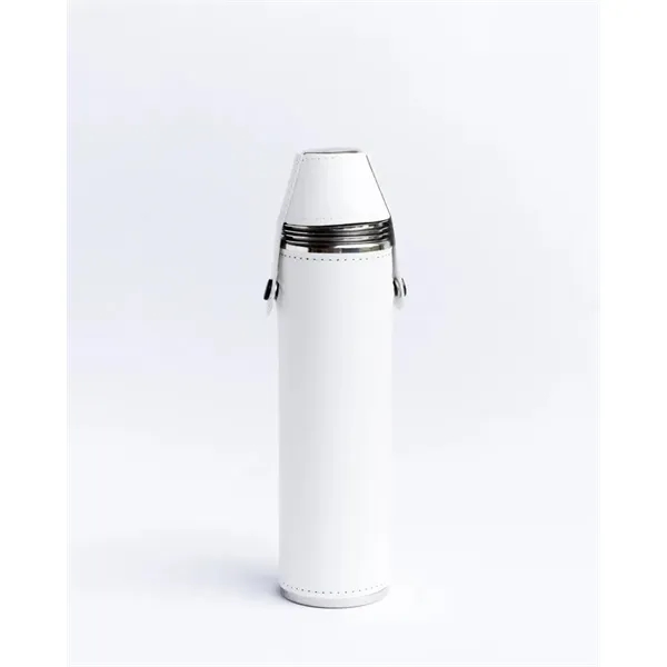 12oz Birdie Bottle Flask with 4 shot glasses in cap-perfect for... from ASI 72657 Active Life Promo / Apres Ski Ingrain