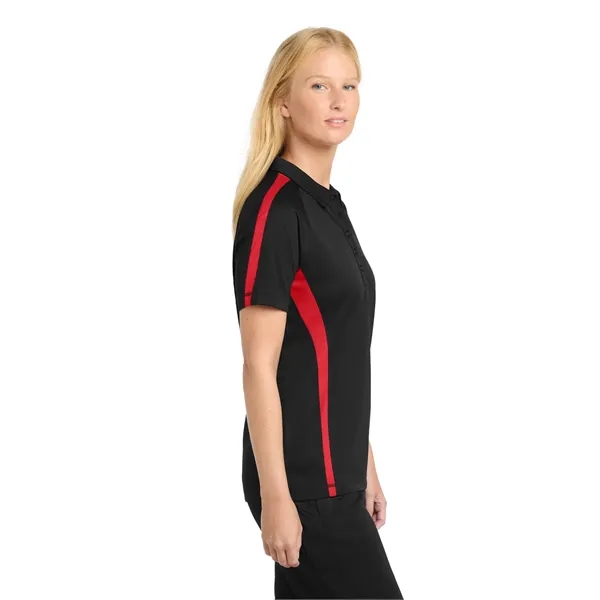 Sport-Tek Ladies PosiCharge Micro-Mesh Colorblock Polo.... from ASI 84863 SanMar