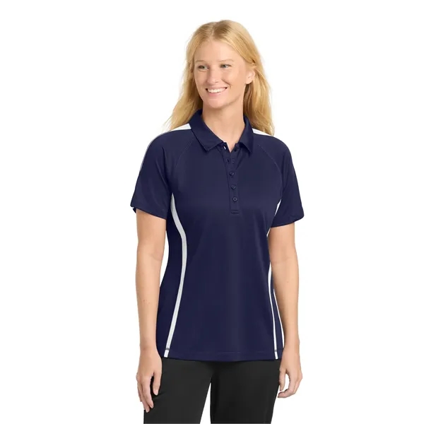 Sport-Tek Ladies PosiCharge Micro-Mesh Colorblock Polo.... from ASI 84863 SanMar