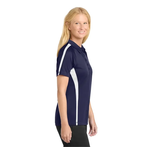 Sport-Tek Ladies PosiCharge Micro-Mesh Colorblock Polo.... from ASI 84863 SanMar