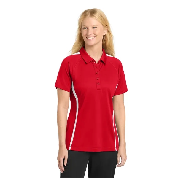 Sport-Tek Ladies PosiCharge Micro-Mesh Colorblock Polo.... from ASI 84863 SanMar