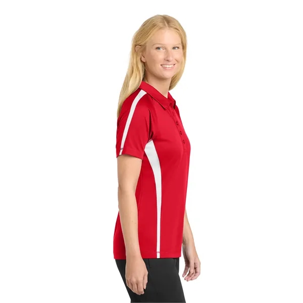 Sport-Tek Ladies PosiCharge Micro-Mesh Colorblock Polo.... from ASI 84863 SanMar