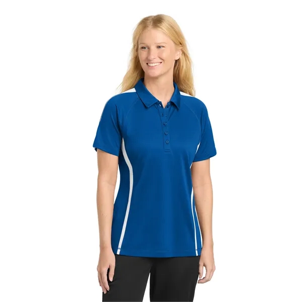Sport-Tek Ladies PosiCharge Micro-Mesh Colorblock Polo.... from ASI 84863 SanMar