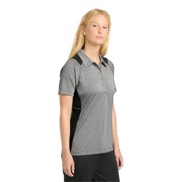 Sport-Tek Ladies Heather Colorblock Contender Polo.... from ASI 84863 SanMar