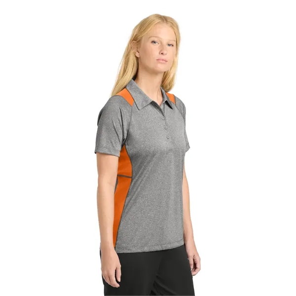Sport-Tek Ladies Heather Colorblock Contender Polo.... from ASI 84863 SanMar