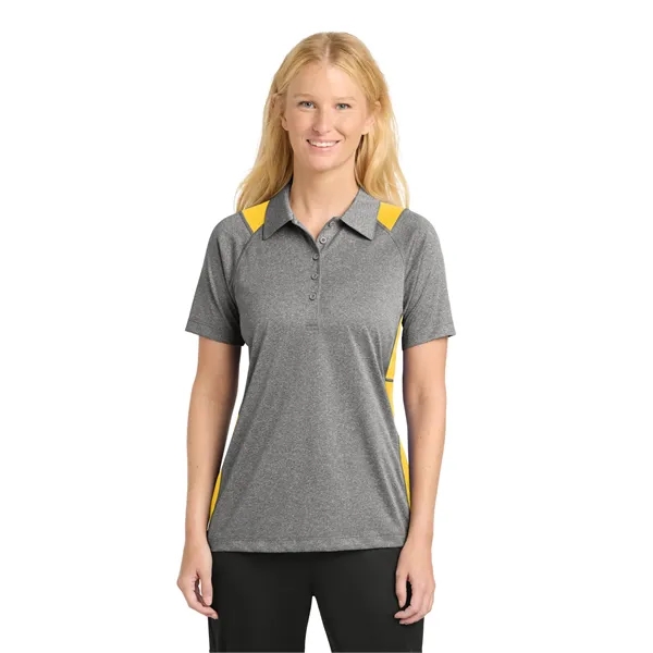 Sport-Tek Ladies Heather Colorblock Contender Polo.... from ASI 84863 SanMar