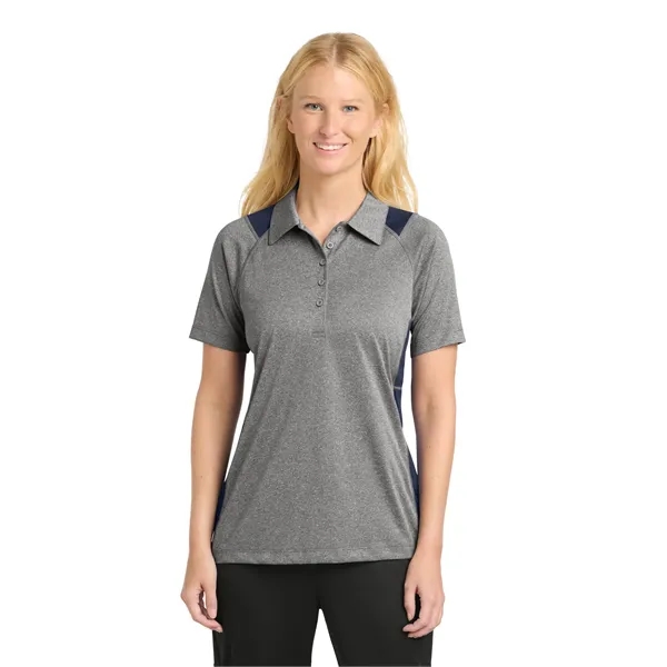 Sport-Tek Ladies Heather Colorblock Contender Polo.... from ASI 84863 SanMar