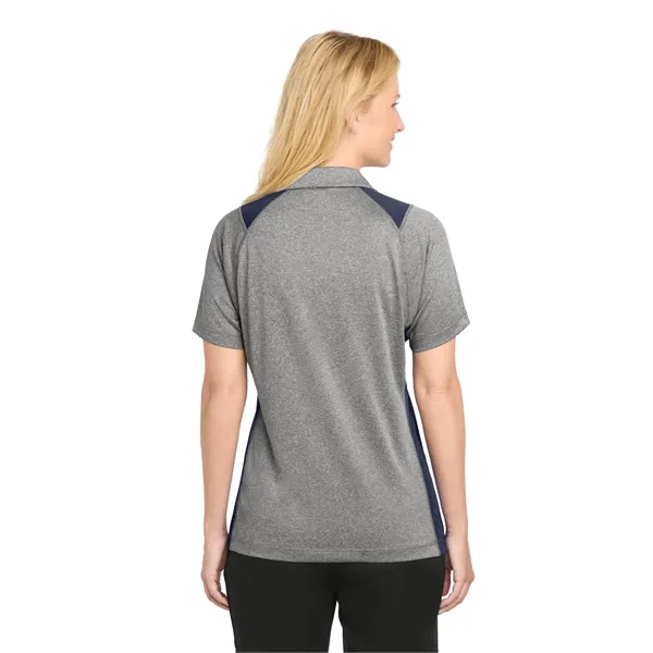 Sport-Tek Ladies Heather Colorblock Contender Polo.... from ASI 84863 SanMar
