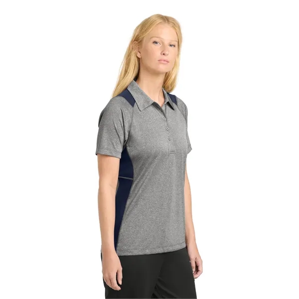 Sport-Tek Ladies Heather Colorblock Contender Polo.... from ASI 84863 SanMar