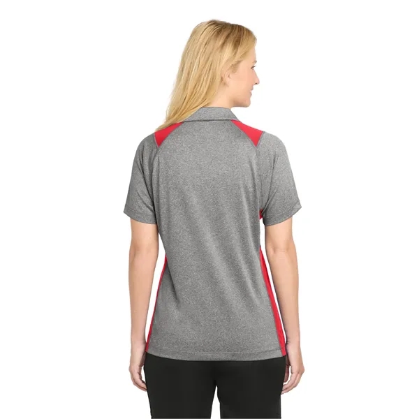 Sport-Tek Ladies Heather Colorblock Contender Polo.... from ASI 84863 SanMar
