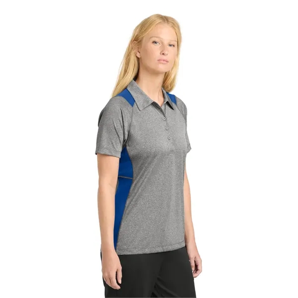 Sport-Tek Ladies Heather Colorblock Contender Polo.... from ASI 84863 SanMar