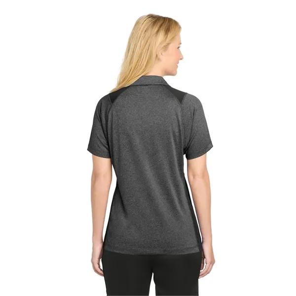 Sport-Tek Ladies Heather Colorblock Contender Polo.... from ASI 84863 SanMar