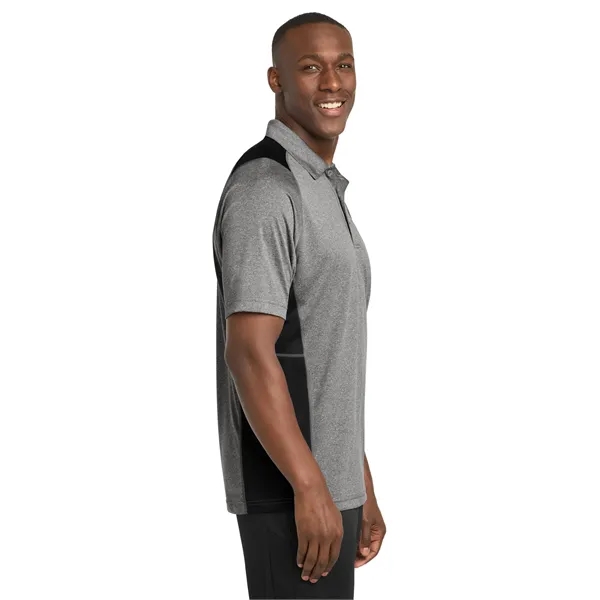 Sport-Tek Heather Colorblock Contender Polo.... from ASI 84863 SanMar