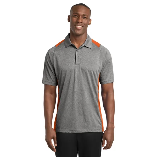 Sport-Tek Heather Colorblock Contender Polo.... from ASI 84863 SanMar