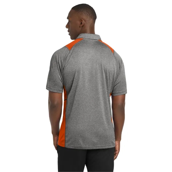 Sport-Tek Heather Colorblock Contender Polo.... from ASI 84863 SanMar