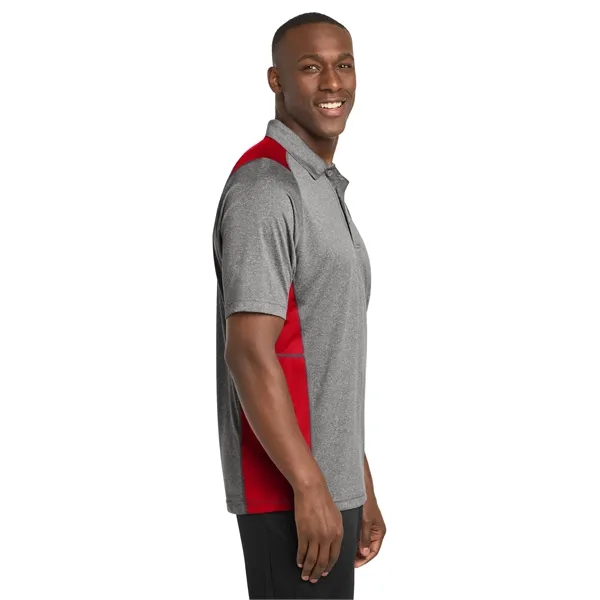 Sport-Tek Heather Colorblock Contender Polo.... from ASI 84863 SanMar