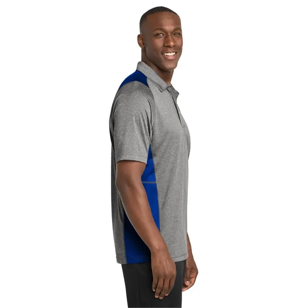 Sport-Tek Heather Colorblock Contender Polo.... from ASI 84863 SanMar