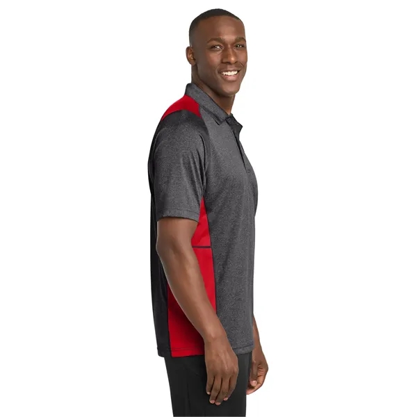 Sport-Tek Heather Colorblock Contender Polo.... from ASI 84863 SanMar