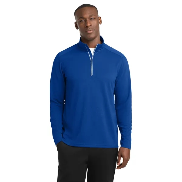 Sport-Tek Sport-Wick Textured 1/4-Zip Pullover.... from ASI 84863 SanMar
