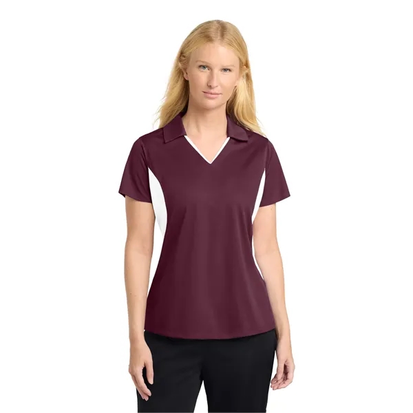 Sport-Tek Ladies Side Blocked Micropique Sport-Wick Polo.... from ASI 84863 SanMar