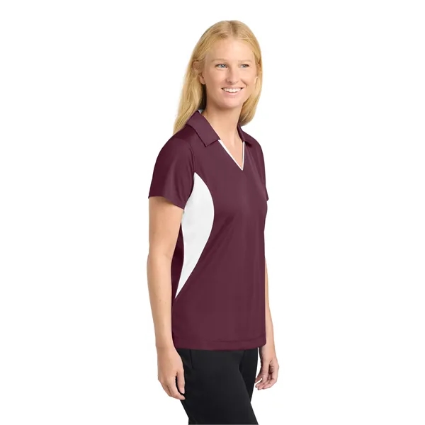 Sport-Tek Ladies Side Blocked Micropique Sport-Wick Polo.... from ASI 84863 SanMar