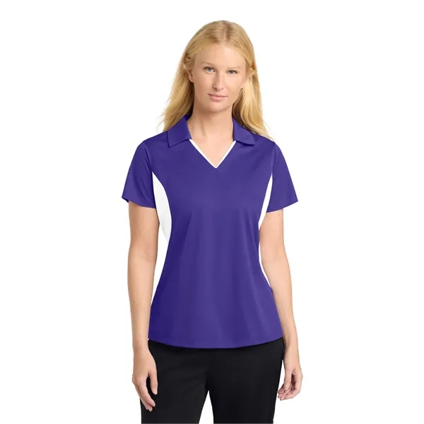 Sport-Tek Ladies Side Blocked Micropique Sport-Wick Polo.... from ASI 84863 SanMar
