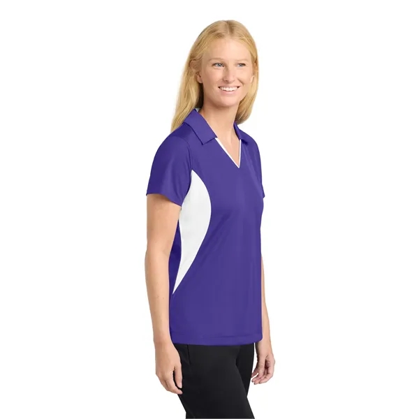 Sport-Tek Ladies Side Blocked Micropique Sport-Wick Polo.... from ASI 84863 SanMar