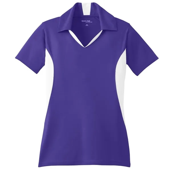 Sport-Tek Ladies Side Blocked Micropique Sport-Wick Polo.... from ASI 84863 SanMar