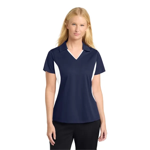 Sport-Tek Ladies Side Blocked Micropique Sport-Wick Polo.... from ASI 84863 SanMar