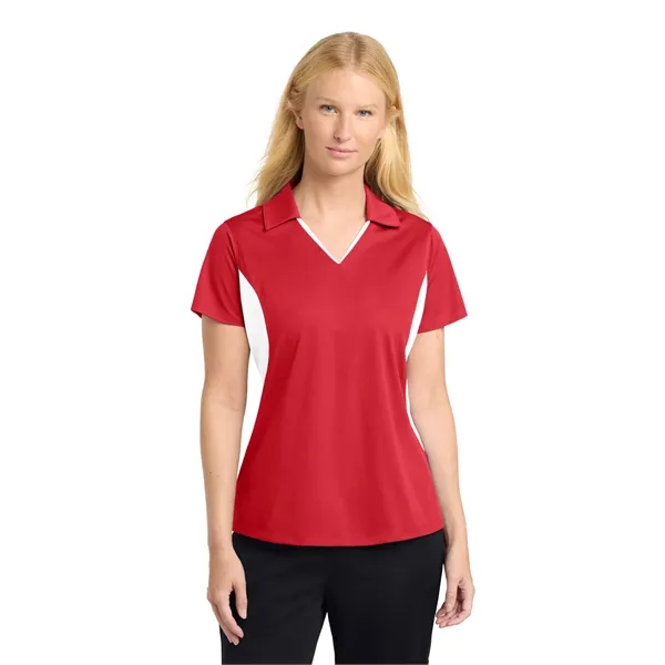 Sport-Tek Ladies Side Blocked Micropique Sport-Wick Polo.... from ASI 84863 SanMar