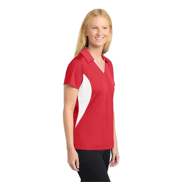 Sport-Tek Ladies Side Blocked Micropique Sport-Wick Polo.... from ASI 84863 SanMar