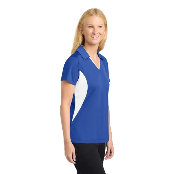 Sport-Tek Ladies Side Blocked Micropique Sport-Wick Polo.... from ASI 84863 SanMar